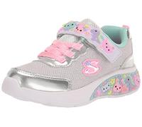 Skechers 303155n Smlt, Scarpe da ginnastica Bambine e ragazze, Multi Trim Sintetico Argento, 23 EU