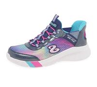 Skechers 303514l Nvmt, Scarpe da ginnastica Bambine e ragazze, Blu Navy Multicolore, 27.5 EU