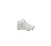 Skechers 310362L UNO LITE natural bianco scarpe bambina scarponcino lacci memory foam 34