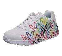 Skechers 314064l Wmlt, Scarpe da ginnastica Bambine e ragazze, White Synthetic Multi Trim, 27.5 EU