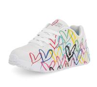 Skechers 314064l Wmlt, Scarpe da ginnastica Bambine e ragazze, White Synthetic Multi Trim, 39.5 EU