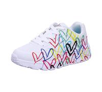 Skechers 314064l Wmlt, Scarpe da ginnastica Bambine e ragazze, White Synthetic Multi Trim, 39 EU