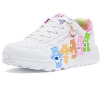 Skechers 314064L WMLT, Scarpe da Ginnastica, White Synthetic/Multi Trim, 33.5 EU