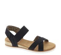 Skechers 33386, Sandali Donna, Nero, 41 EU