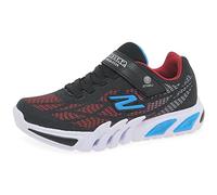 Skechers 400137l Bkrb, Scarpe da ginnastica Bambini e ragazzi, Nero Sintetico Rosso Blu Trim, 35 EU