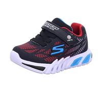 Skechers 400137n Bkrb, Sneaker Bambini e ragazzi, Nero Sintetico Rosso Blu Trim, 21 EU
