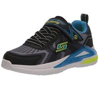 Skechers 401660l Bkyb, Sneaker Bambini e ragazzi, Black Charcoal Textile Yellow Blue Trim, 27 EU