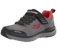 Skechers 403847L CCBK - Scarpe da ginnastica , Charcoal Textile/ Black Trim, 27 EU