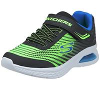 Skechers 403930l Bblm, Sneaker Bambini e ragazzi, Black Synthetic Lime Textile Blue Trim, 29 EU