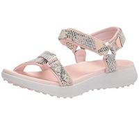 Skechers Go Golf 600 Sandalo, Scarpe Donna, Stampa Multi Snake Rosa Chiaro, 37 EU