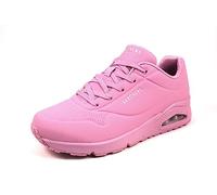 Skechers 73690 Pnk, scarpe sportive Donna, Maglia Durabuck Rosa, 35 EU