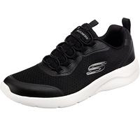 Skechers 894133 Bkw, Scarpe da ginnastica Uomo, Nero Mesh Sintetico Bianco Trim, 46 EU