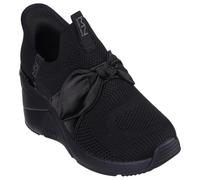 Skechers A Wedge-Enzie - Sneaker da Donna Senza Mani, Nero/Nero, 36.5 EU