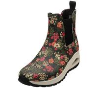 SKECHERS Stivale di gomma 'UNO RUGGED-DANCING N THE RAIN' nudo / oliva / rosso chiaro / nero Donna SKECHERS 37 nudo / oliva / rosso chiaro / nero