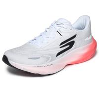 Skechers Uomo Aero Spark Sneaker in Bianco/Corallo, Taglia 43, Vegan, Lavabile in lavatrice , Arch Fit , Hyper Burst