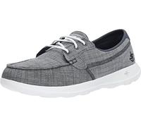 Skechers 15433, Scarpe da Barca Donna, Blu Navy, 36 EU