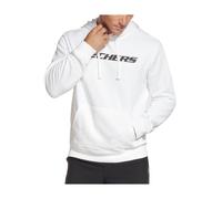 Skechers Apparel Heritage Pullover Hoodie Uomo Kapuzensweatshirt MHD12 WHT