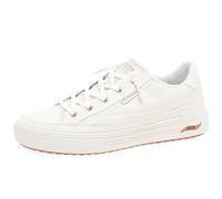 Skechers Arcade Fit Arcade, Scarpe da ginnastica Donna, Tela Bianca Oro Rosa Trim, 41 EU