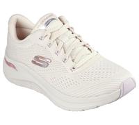 Skechers Arch Fit 2.0 Big League, Scarpe da Ginnastica Donna, Naturale, 40 EU Larga