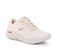Skechers Arch Fit 2.0 Big League, Scarpe da Ginnastica Donna, Naturale, 41 EU Larga