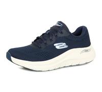 Skechers Arch Fit 2.0 Big League, Scarpe da Ginnastica Donna, Navy Mesh/White Trim, 40 EU