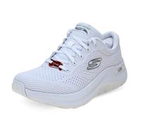 Skechers Arch Fit 2.0-Big League, Scarpe da Ginnastica Donna, Bianco, 35 EU