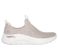 Skechers Arch Fit 2.0 da donna, Tortora/Rosa, 7.5