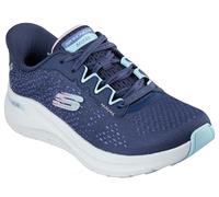 Skechers Arch Fit 2.0 Fresh Pace, Scarpe da Ginnastica Donna, Navy Mesh/Duraleather/Multi Trim, 39 EU