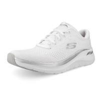 Scarpe Skechers Arch Fit 2.0 - Glow The Distance bianco grigio argento donna - 36.5