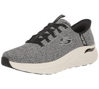 Skechers Arch Fit 2.0 Look Ahead Hands Free Slip-in, Scarpe da Ginnastica Uomo, Bianco e Nero, 45.5 EU X-Larga