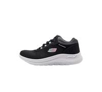 Skechers Arch Fit 2.0, Scarpe da Ginnastica Donna, Nero, 36 EU