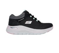 Skechers Arch Fit 2.0, Scarpe da Ginnastica Donna, Nero, 37.5 EU