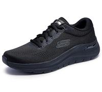 Skechers Arch Fit 2.0, Scarpe da Ginnastica Uomo, Nero, 43 EU