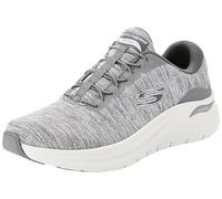 Skechers Arch Fit 2.0 Upperhand, Senza Lacci Uomo, Carbone Mesh Sintetico, 39 EU