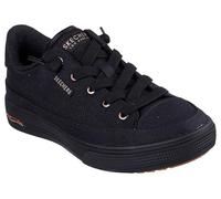 Skechers Arch Fit Arcade Meet Ya Ci Sneakers da Donna, Nero/Nero, 10 Wide