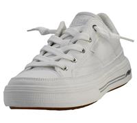 Skechers Arch Fit Arcade-Meet Ya There Sneaker da Donna, Bianco, 7.5 Wide