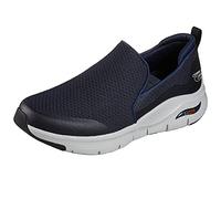 Skechers Arch Fit Banlin, Sneaker Uomo, Navy Mesh/Synthetic/Trim, 45 EU