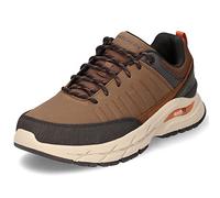 Skechers Arch Fit Baxter Yoren, Scarpe da ginnastica Uomo, Pelle Marrone Scuro W Sintetico, 44 EU