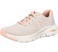 Skechers Arch Fit Big Appeal, Scarpe da Ginnastica Donna, Beige Natural Knit Mesh Coral Trim, 37 EU