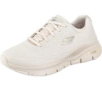 Skechers Arch Fit Big Appeal, Scarpe da Ginnastica Donna, Bianco Off White Mesh Trim, 36 EU