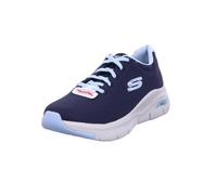 Skechers Arch Fit Big Appeal, Scarpe da Ginnastica Donna, Blu Navy Knit Mesh Lt Blue Trim, 41 EU