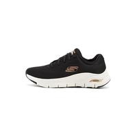 Skechers Arch Fit Big Appeal, Scarpe da Ginnastica Donna, Nero Black White, 37 EU