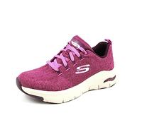 Skechers Arch Fit - Comfy Wave, Scarpe da ginnastica Donna, Rosso, 39.5 EU