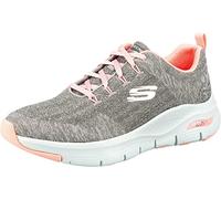 Skechers Arch Fit Comfy Wave, Scarpe Donna, Gray Pink, 35 EU