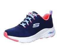 Skechers Arch Fit Comfy Wave, Scarpe Donna, Navy Pink, 37 EU