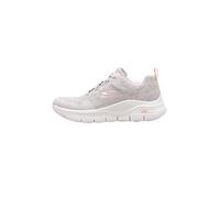 Skechers Arch Fit Comfy Wave, Scarpe sportive Donna, Taupe Knit Lavender Coral Trim, 40 EU