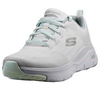 Skechers Arch Fit Comfy Wave, Sneaker Basse Donna, Bianco, 41 EU