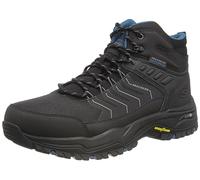 Skechers Arch Fit Dawson Raveno, Scarponi da escursionismo Uomo, Black Leather Mesh, 44 EU