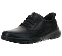 Skechers Arch Fit Garza Rowan, Scarpe da Ginnastica Uomo, Black Leather/Synthetic, 44 EU