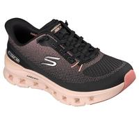 Skechers Arch Fit Glide-Step PRO, Scarpe da Ginnastica Donna, Black Mesh/Peach Trim, 39 EU